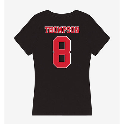 Fairfield - NCAA Men's Soccer : Drew Thompson - Women's V-Neck T-Shirt-1