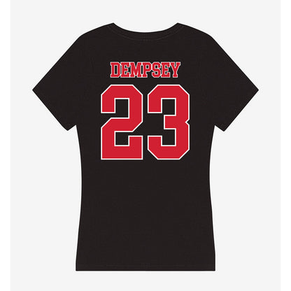 Fairfield - NCAA Women's Soccer : Bridget Dempsey - Women's V-Neck T-Shirt-1