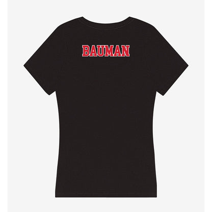 Fairfield - NCAA Women's Swimming & Diving : Rylie Bauman - Women's V-Neck T-Shirt-1