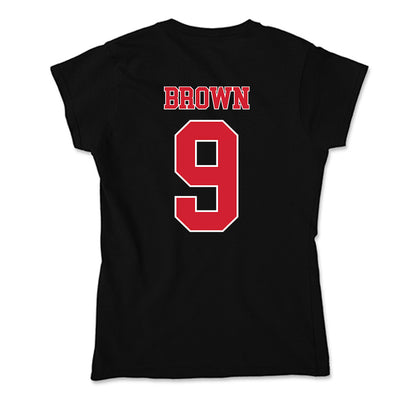 Fairfield - NCAA Men's Lacrosse : Justin Brown - Soft Style Women’s T-Shirt-1