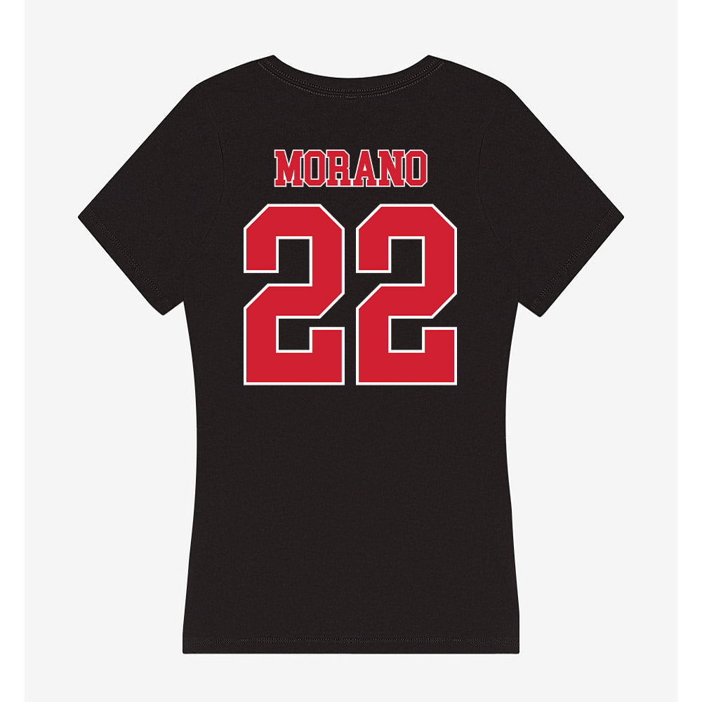 Fairfield - NCAA Softball : Kathryn Morano - Women's V-Neck T-Shirt-1