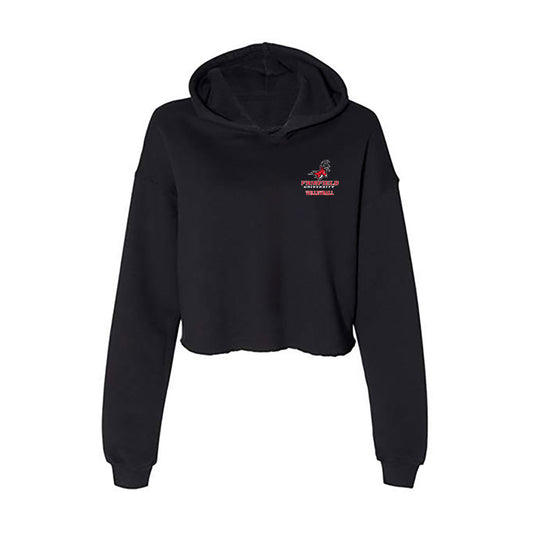 Fairfield - NCAA Women's Volleyball : Mary Kate Bradley - Women's Crop Fleece Hooded Sweatshirt-0