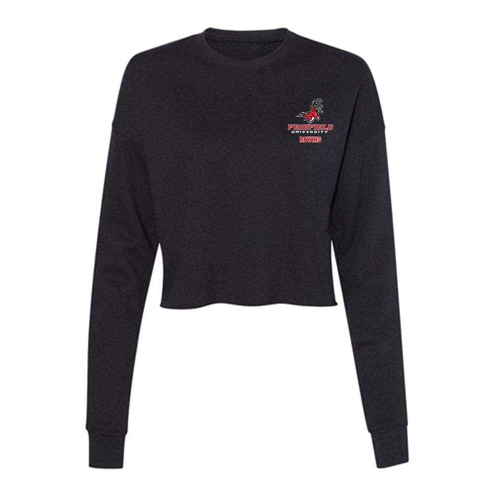 Fairfield - NCAA Men's Rowing : Ryan MacDonnell - Women's Cropped Crew Fleece-0