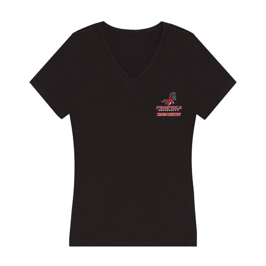 Fairfield - NCAA Women's Cross Country : Emma Preissman - Women's V-Neck T-Shirt-0