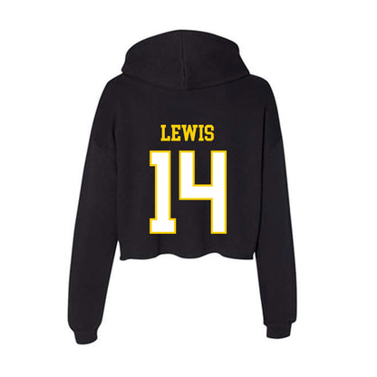 Delaware - NCAA Football : Donovan Lewis - Women's Crop Fleece Hoodie-1