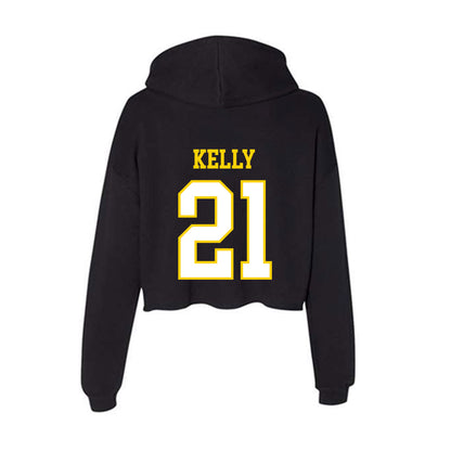 Delaware - NCAA Men's Soccer : Colin Kelly - Women's Crop Fleece Hooded Sweatshirt-1