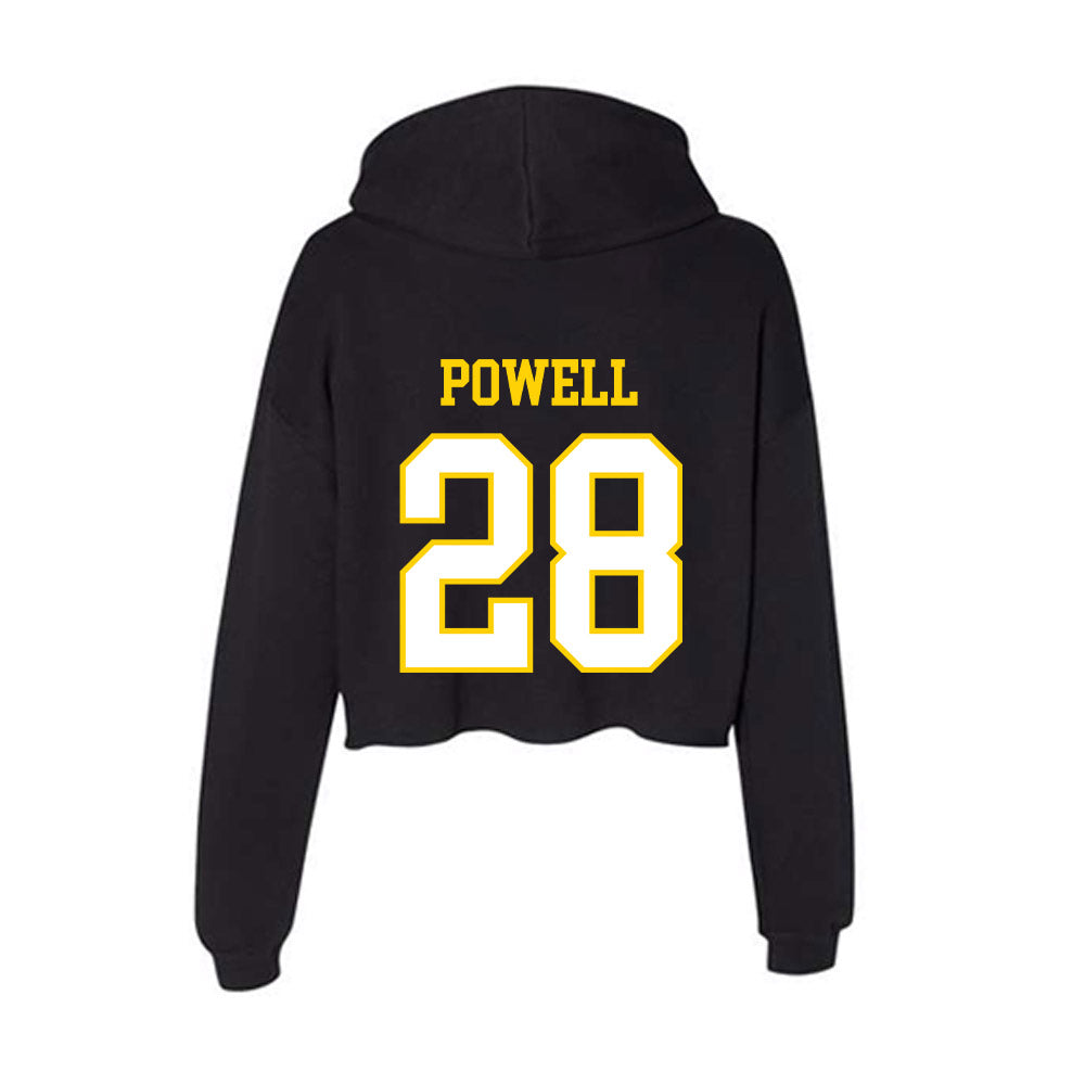 Delaware - NCAA Football : NaKeem Powell - Women's Crop Fleece Hoodie-1