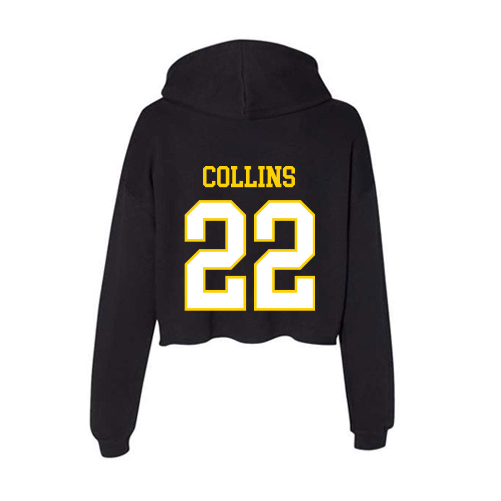 Delaware - NCAA Women's Soccer : Cali Collins - Women's Crop Fleece Hoodie-1