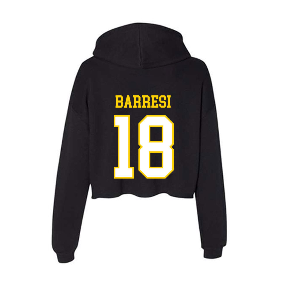 Delaware - NCAA Ice Hockey : Francesca Barresi - Women's Crop Fleece Hoodie-1