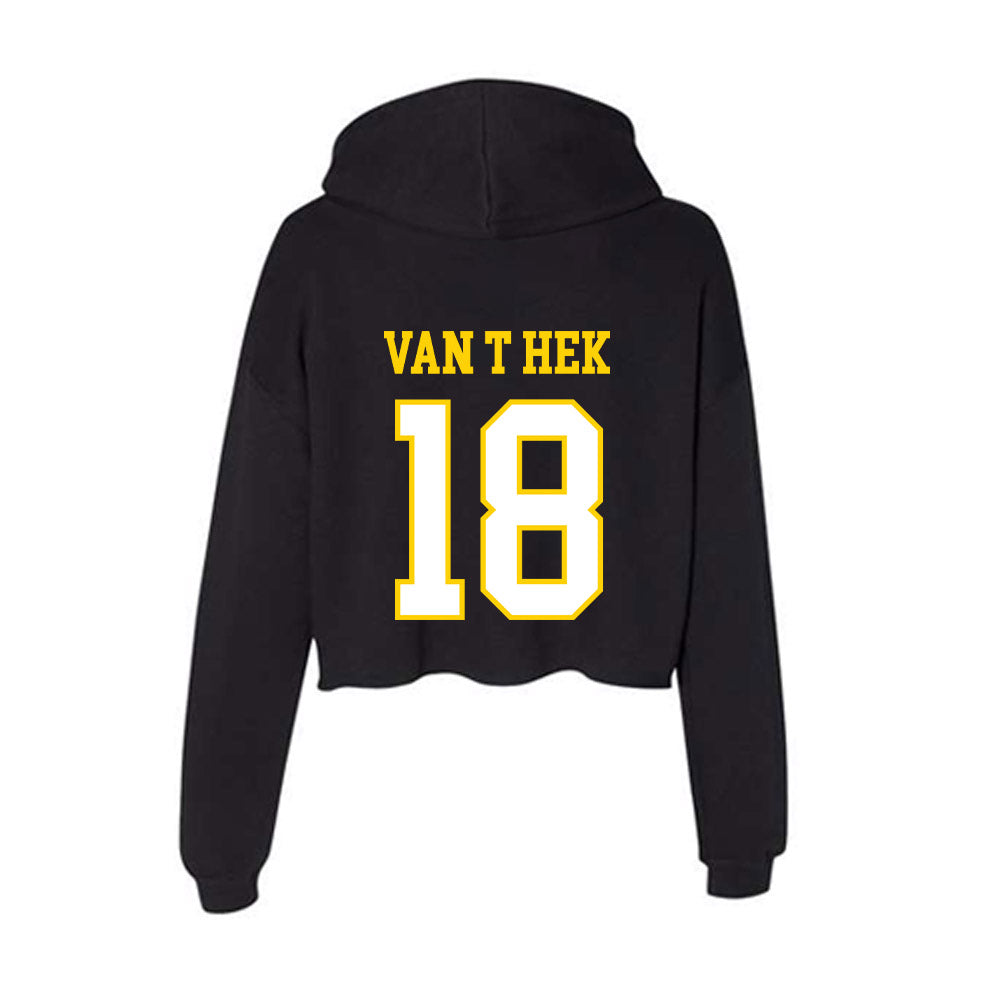 Delaware - NCAA Women's Field Hockey : Livia Van t Hek - Women's Crop Fleece Hoodie-1