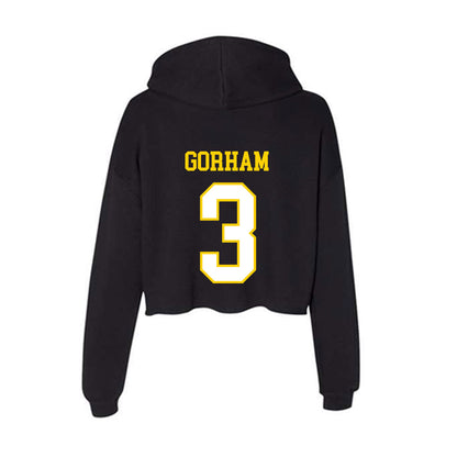 Delaware - NCAA Football : Brandon Gorham - Women's Crop Fleece Hoodie-1