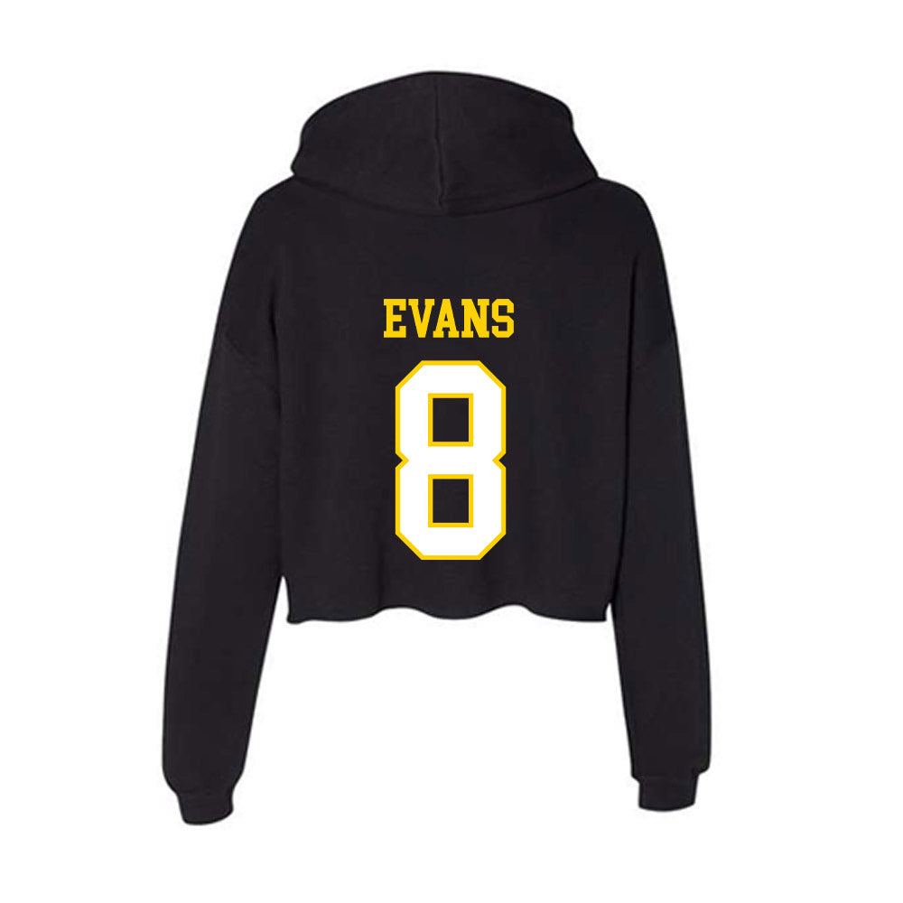 Delaware - NCAA Softball : Siena Evans - Women's Crop Fleece Hooded Sweatshirt-1