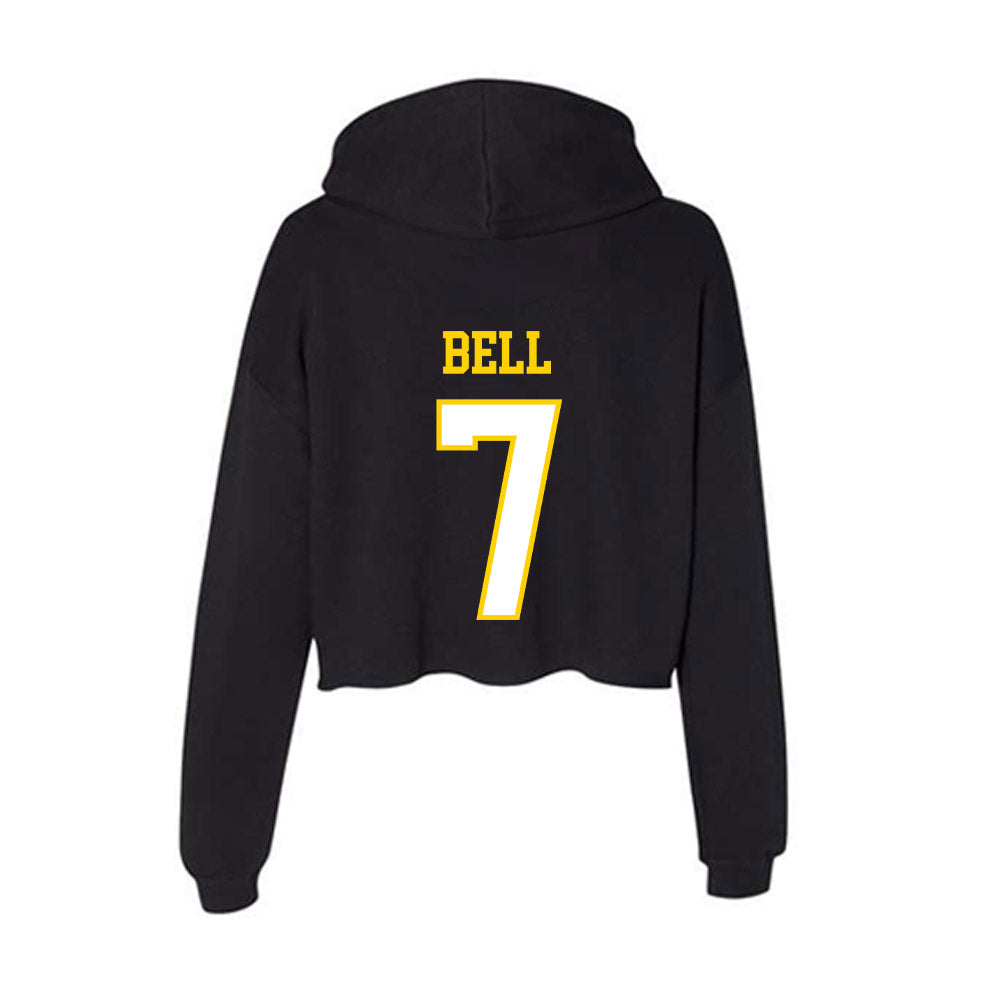 Delaware - NCAA Football : Tyler Bell - Women's Crop Fleece Hoodie-1