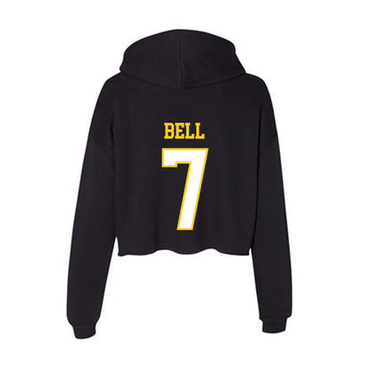 Delaware - NCAA Football : Tyler Bell - Women's Crop Fleece Hoodie-1
