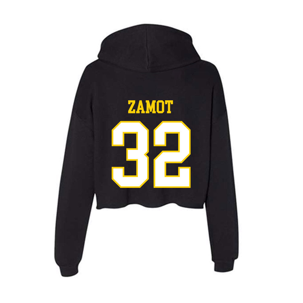 Delaware - NCAA Football : Joseph Zamot - Women's Crop Fleece Hoodie-1