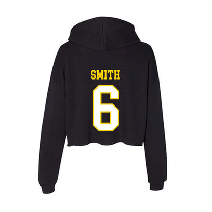 Delaware - NCAA Men's Soccer : Sean Smith - Women's Crop Fleece Hoodie-1