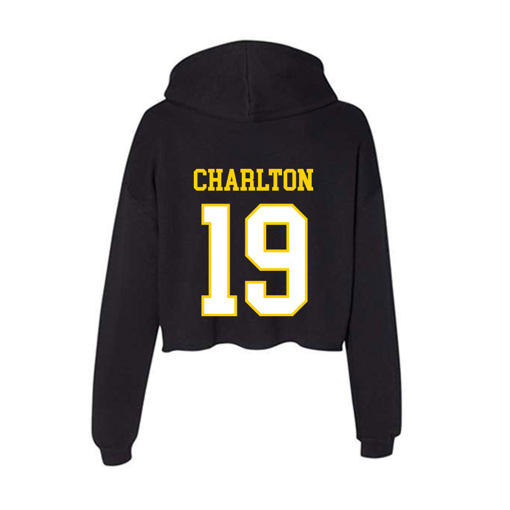 Delaware - NCAA Ice Hockey : Katelynn Charlton - Women's Crop Fleece Hoodie-1