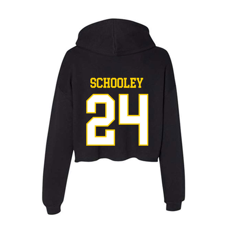 Delaware - NCAA Ice Hockey : Taylor Schooley - Women's Crop Fleece Hoodie-1
