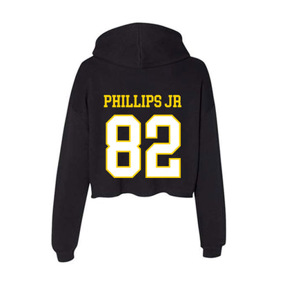 Delaware - NCAA Football : Derrick Phillips Jr - Women's Crop Fleece Hoodie-1