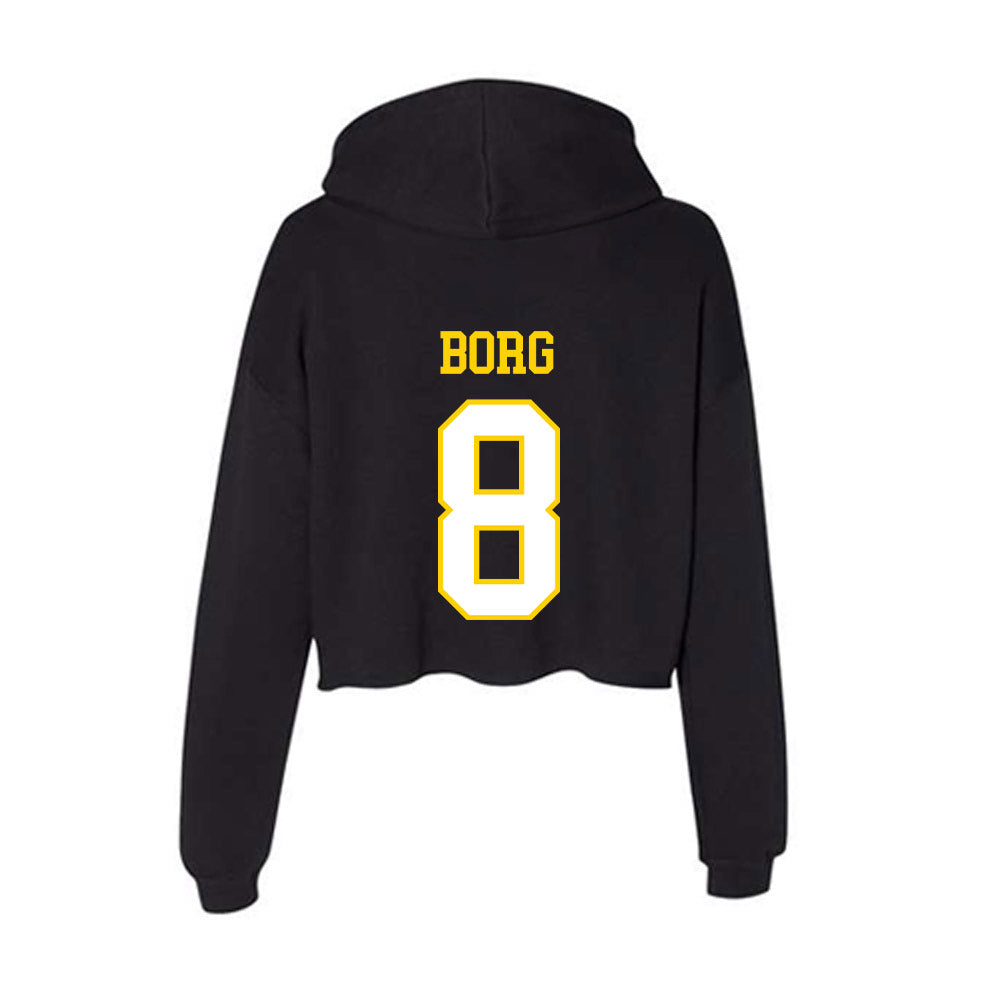 Delaware - NCAA Ice Hockey : Victoria Borg - Women's Crop Fleece Hoodie-1
