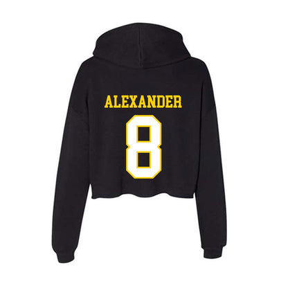 Delaware - NCAA Football : Jaquise Alexander - Women's Crop Fleece Hoodie-1