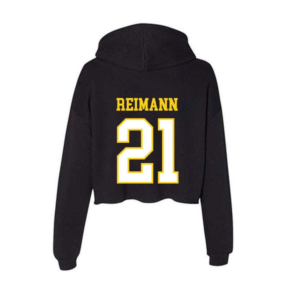 Delaware - NCAA Women's Soccer : Reese Reimann - Women's Crop Fleece Hooded Sweatshirt-1