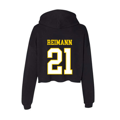 Delaware - NCAA Women's Soccer : Reese Reimann - Women's Crop Fleece Hooded Sweatshirt-1