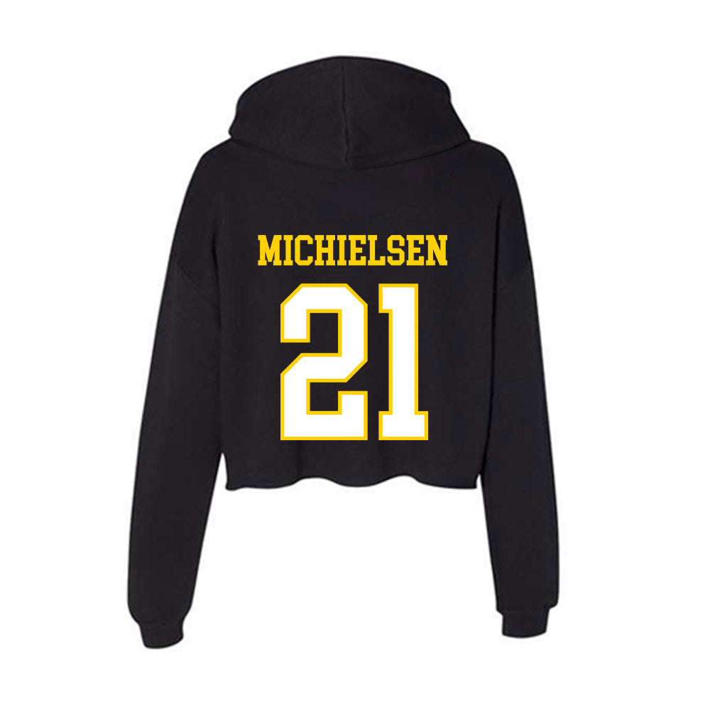 Delaware - NCAA Women's Field Hockey : Alexa Michielsen - Women's Crop Fleece Hoodie-1