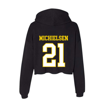 Delaware - NCAA Women's Field Hockey : Alexa Michielsen - Women's Crop Fleece Hoodie-1