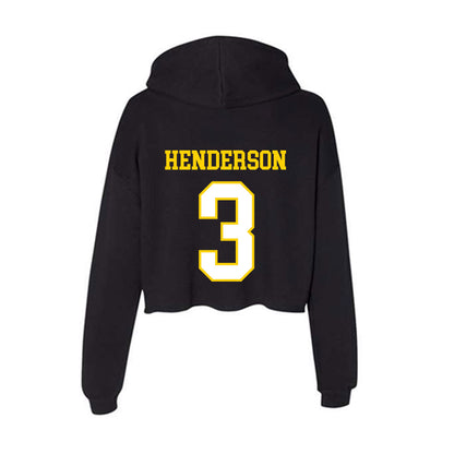 Delaware - NCAA Softball : Jordyn Henderson - Women's Crop Fleece Hooded Sweatshirt-1