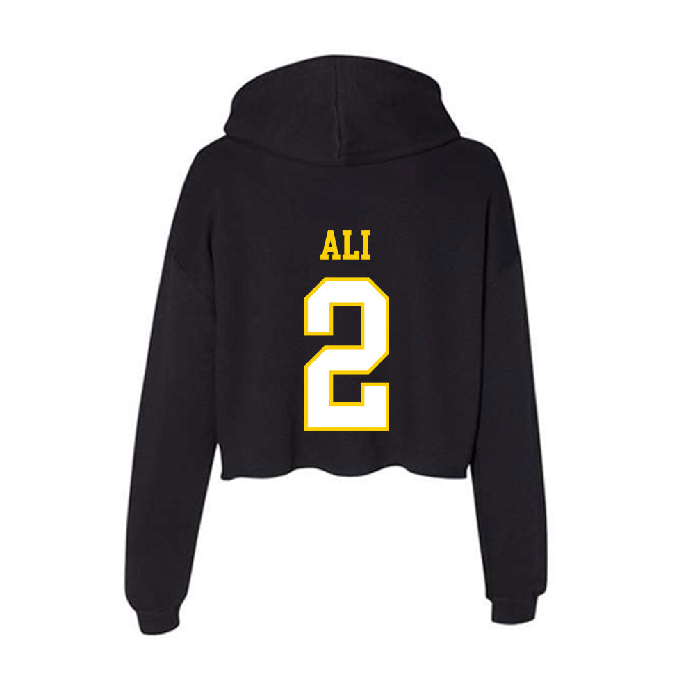 Delaware - NCAA Football : Kahlil Ali - Women's Crop Fleece Hoodie-1