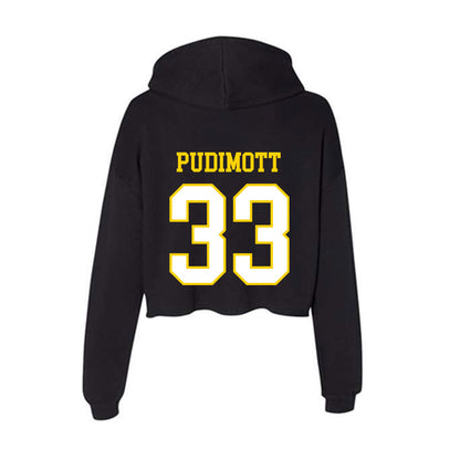 Delaware - NCAA Softball : Gabriella Pudimott - Women's Crop Fleece Hoodie-1