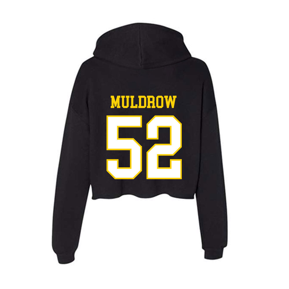 Delaware - NCAA Football : Miles Muldrow - Women's Crop Fleece Hoodie-1