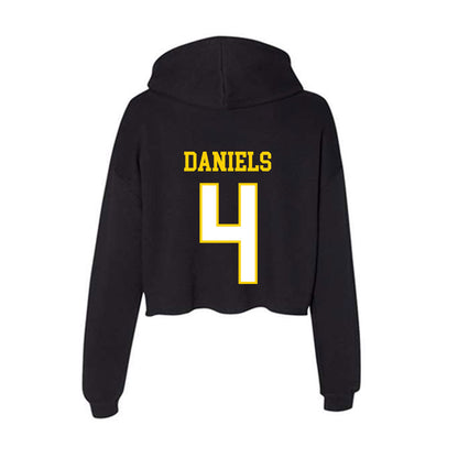 Delaware - NCAA Football : Demarco Daniels - Women's Crop Fleece Hoodie-1