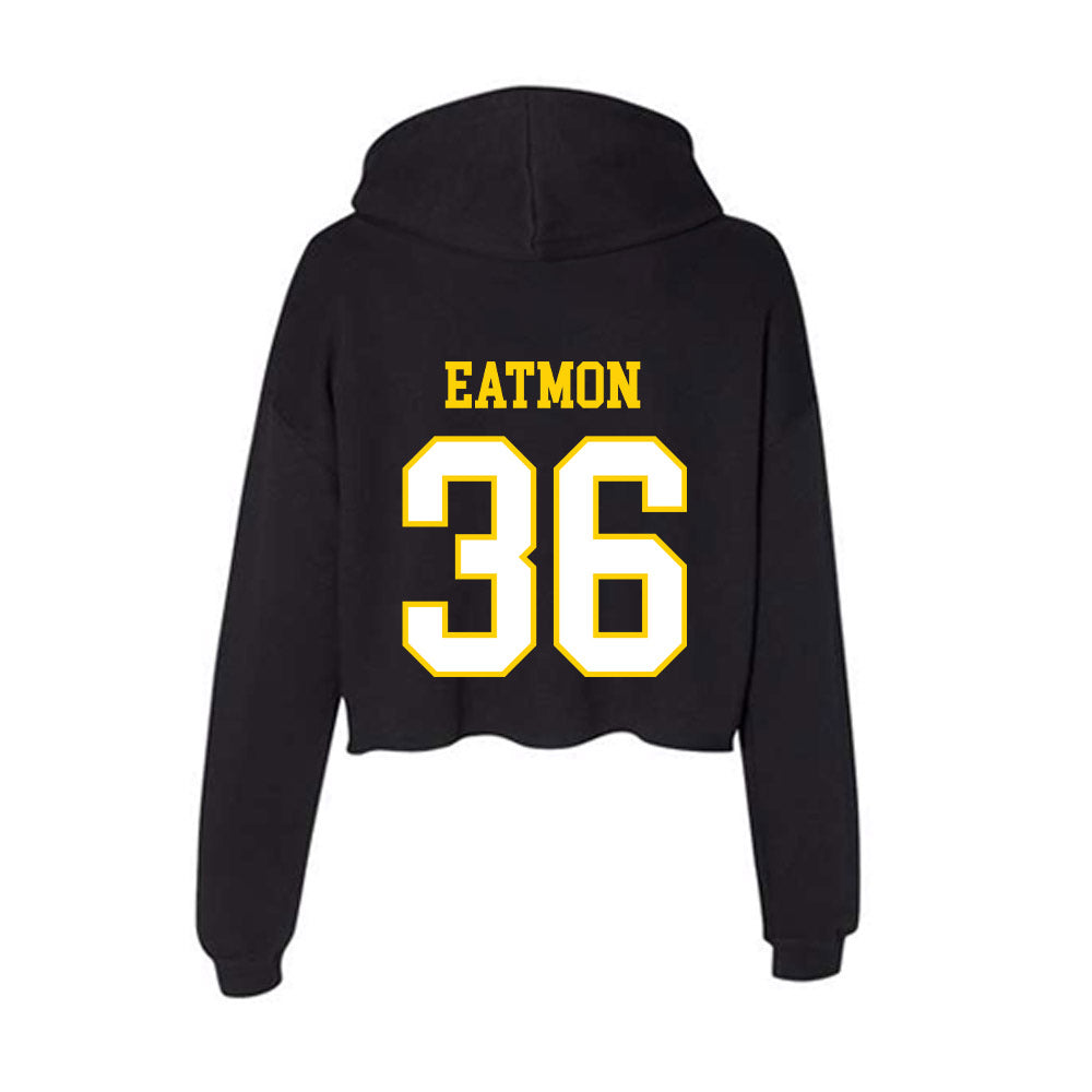 Delaware - NCAA Football : Nasir Eatmon - Women's Crop Fleece Hoodie-1