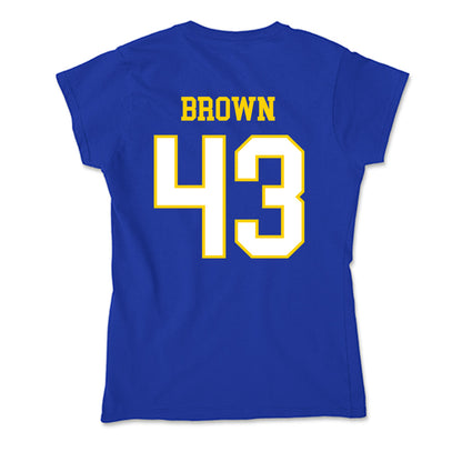 Delaware - NCAA Football : Luke Brown - Soft Style Women’s T-Shirt-1