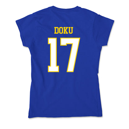 Delaware - NCAA Football : Emmanuel Doku - Soft Style Women’s T-Shirt-1