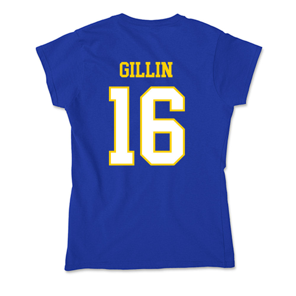 Delaware - NCAA Men's Lacrosse : Patrick Gillin - Soft Style Women’s T-Shirt-1