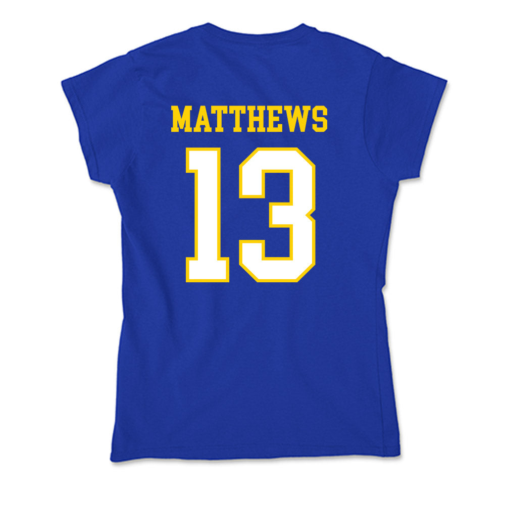 Delaware - NCAA Football : Noah Matthews - Soft Style Women’s T-Shirt-1