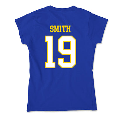 Delaware - NCAA Men's Soccer : Sean Smith - Soft Style Women’s T-Shirt-1