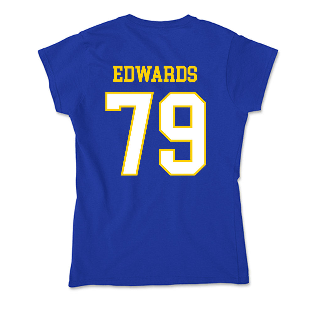 Delaware - NCAA Football : Jaiden Edwards - Soft Style Women’s T-Shirt-1