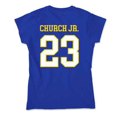 Delaware - NCAA Football : Shawn Church Jr. - Soft Style Women’s T-Shirt-1