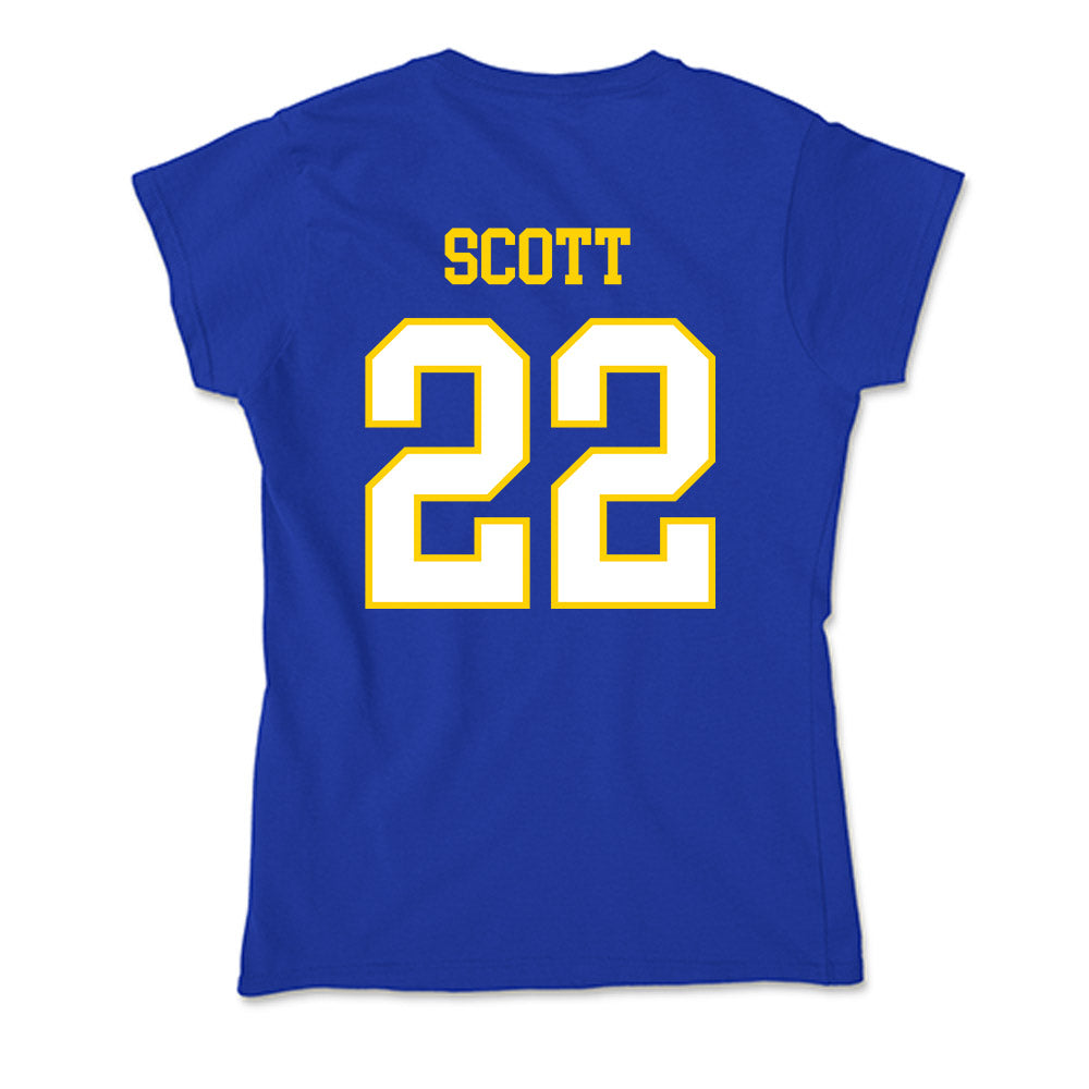 Delaware - NCAA Women's Basketball : Kendall Scott - Soft Style Women’s T-Shirt-1