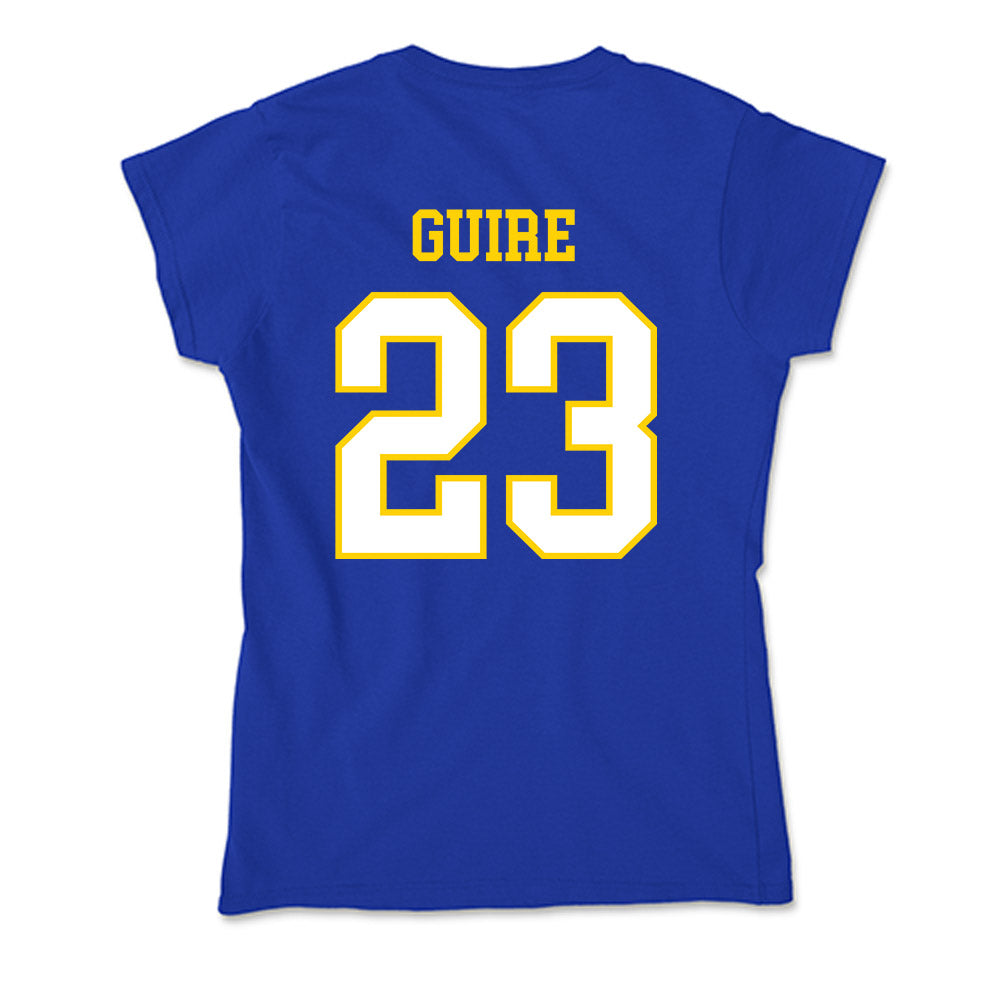 Delaware - NCAA Baseball : Luke Guire - Soft Style Women’s T-Shirt-1