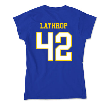 Delaware - NCAA Men's Lacrosse : Keegan Lathrop - Soft Style Women’s T-Shirt-1