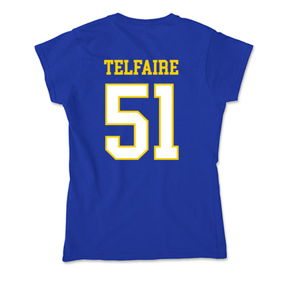 Delaware - NCAA Football : Chandler Telfaire - Soft Style Women’s T-Shirt-1