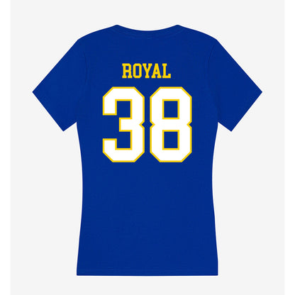 Delaware - NCAA Football : Kingsley Royal - Women's V-Neck T-Shirt-1