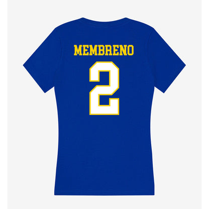 Delaware - NCAA Women's Volleyball : Kristyn Membreno - Women's V-Neck T-Shirt-1