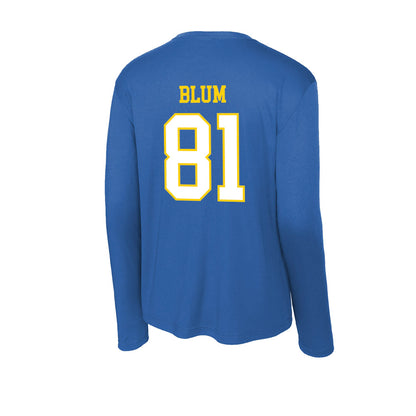 Delaware - NCAA Football : Jake Blum - Activewear Long Sleeve T-Shirt-1