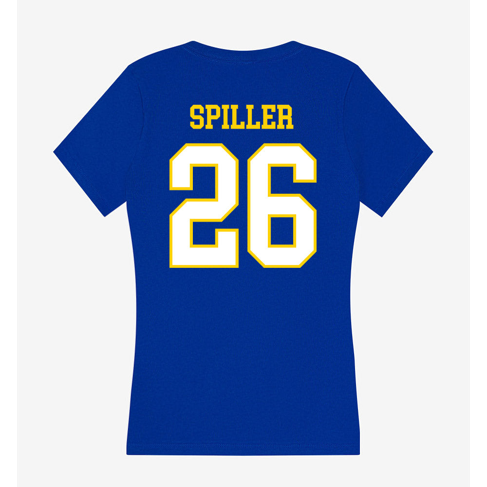 Delaware - NCAA Football : Greg Spiller - Women's V-Neck T-Shirt-1